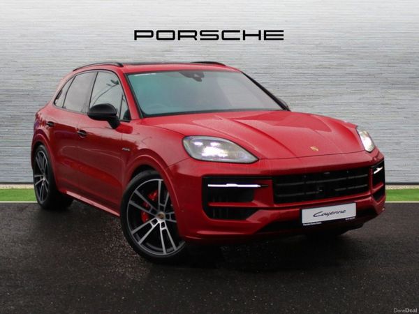 Porsche Cayenne SUV, Petrol Plug-in Hybrid, 2025, Red