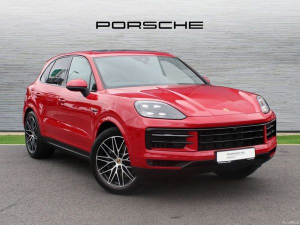 Porsche Cayenne SUV, Petrol Hybrid, 2025, Red