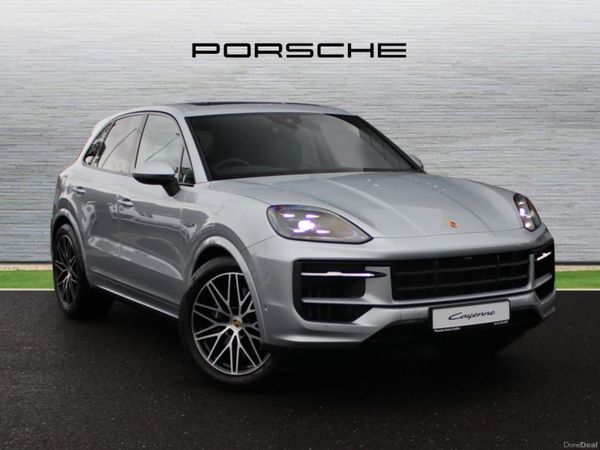 Porsche Cayenne SUV, Petrol Hybrid, 2025, Silver