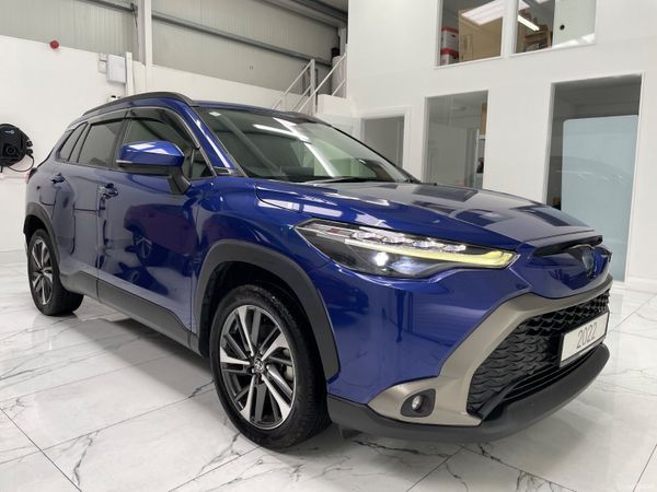 Toyota Corolla Cross SUV, Petrol Hybrid, 2022, Blue
