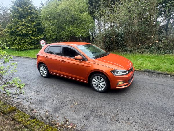 Volkswagen Polo Hatchback, Petrol, 2018, Orange