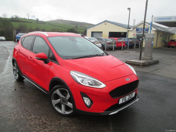 Ford Fiesta Hatchback, Petrol, 2019, Red