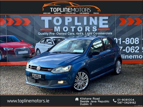 Volkswagen Polo Hatchback, Petrol, 2015, Blue