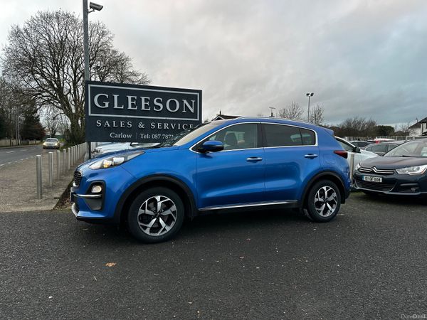 Kia Sportage SUV, Diesel Hybrid, 2021, Blue
