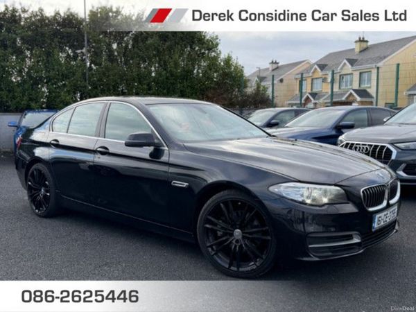 BMW 5-Series Saloon, Diesel, 2016, Black