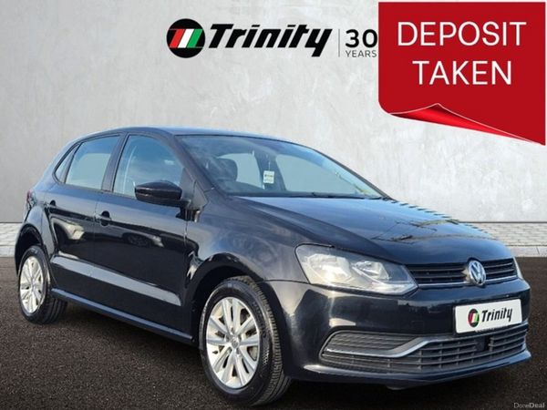 Volkswagen Polo Hatchback, Petrol, 2016, Black