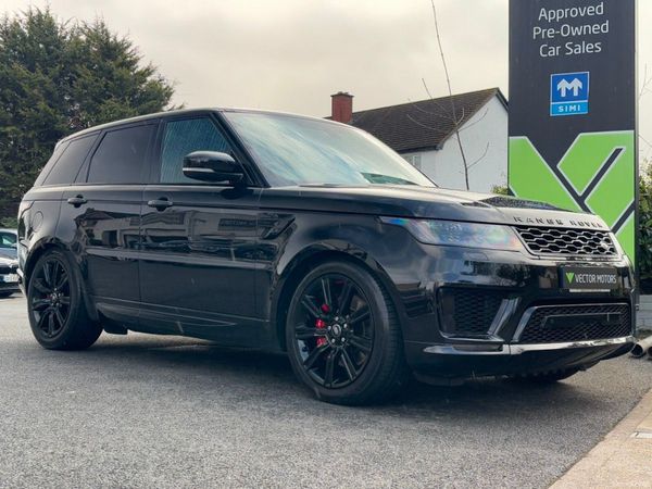 Land Rover Range Rover Sport SUV, Petrol Plug-in Hybrid, 2021, Black
