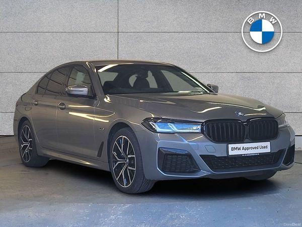 BMW 5-Series Saloon, Petrol Plug-in Hybrid, 2023, Grey