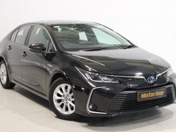 Toyota Corolla Saloon, Petrol Hybrid, 2020, Black