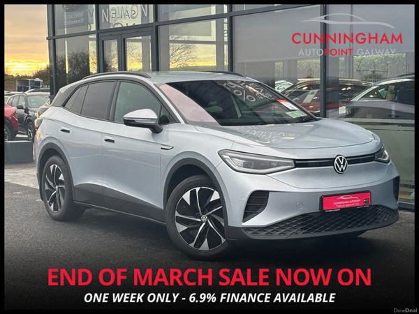 Volkswagen ID.4 Hatchback, Electric, 2021, Silver