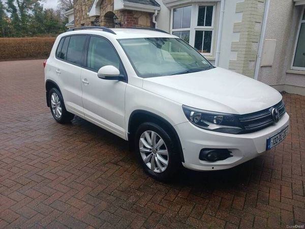 Volkswagen Tiguan SUV, Diesel, 2013, White