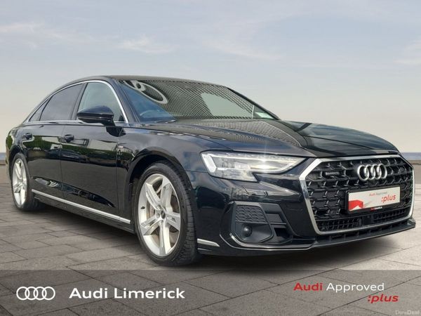 Audi A8 Saloon, Petrol Plug-in Hybrid, 2023, Black
