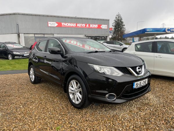 Nissan Qashqai Hatchback, Petrol, 2015, Black