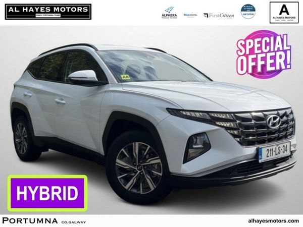 Hyundai Tucson SUV, Petrol Hybrid, 2021, White