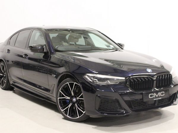 BMW 5-Series Saloon, Petrol Plug-in Hybrid, 2022, Black