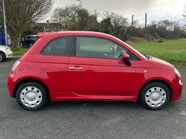 Fiat 500 Hatchback, Petrol, 2015, Red