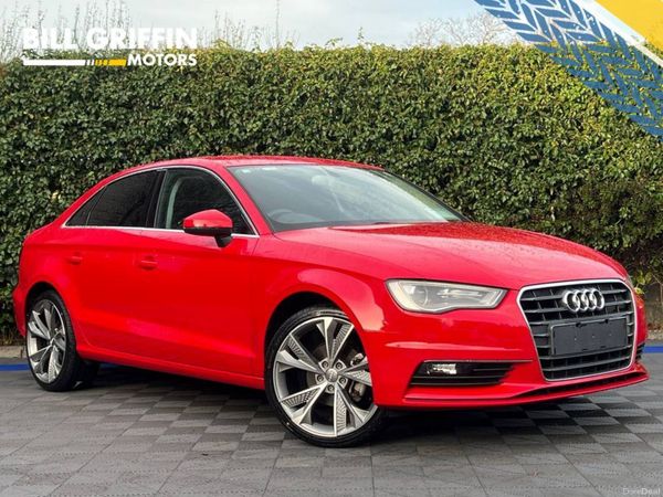 Audi A3 Saloon, Petrol, 2015, Red