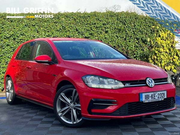 Volkswagen Golf Hatchback, Petrol, 2018, Red