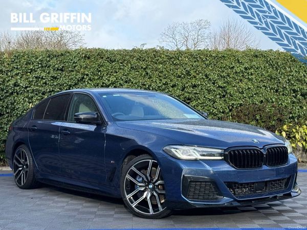 BMW 5-Series Saloon, Petrol Plug-in Hybrid, 2020, Blue