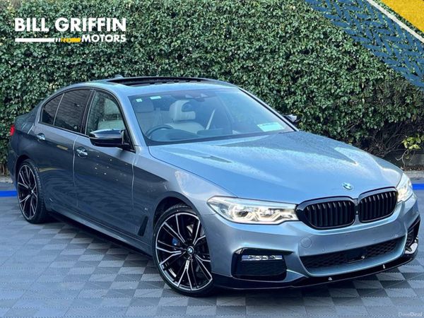 BMW 5-Series Saloon, Petrol Plug-in Hybrid, 2017, Grey