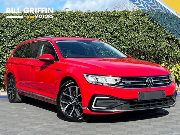 Volkswagen Passat Estate, Petrol Plug-in Hybrid, 2022, Red