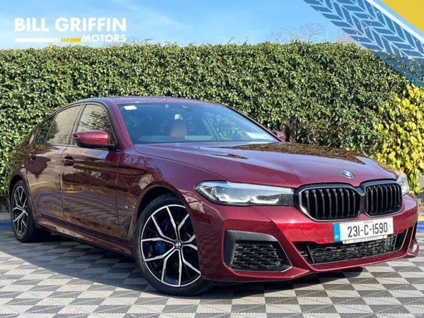 BMW 5-Series Saloon, Diesel, 2023, Red
