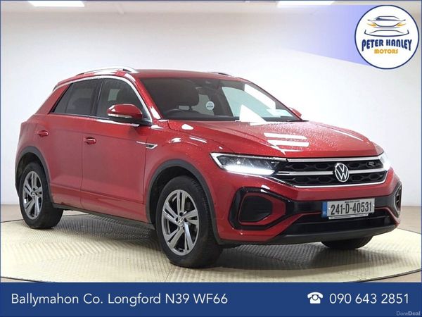 Volkswagen T-Roc SUV, Petrol, 2024, Red