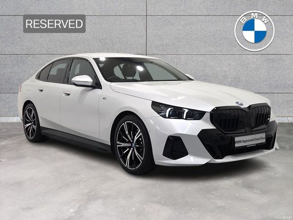 BMW 5-Series Saloon, Petrol Plug-in Hybrid, 2025, White