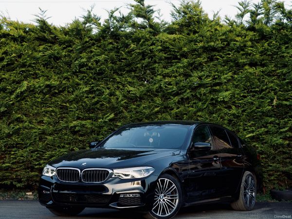 BMW 5-Series Saloon, Petrol Plug-in Hybrid, 2017, Black