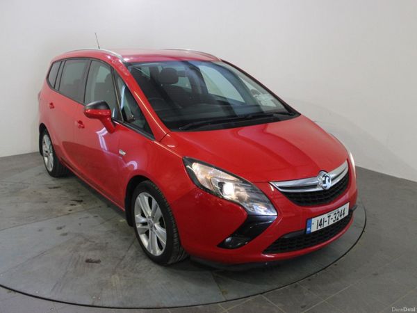 Vauxhall Zafira MPV, Diesel, 2014, Red