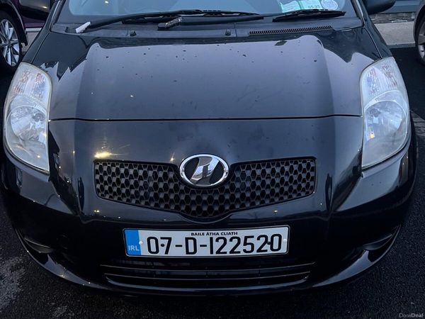 Toyota Vitz Hatchback, Petrol, 2007, Black
