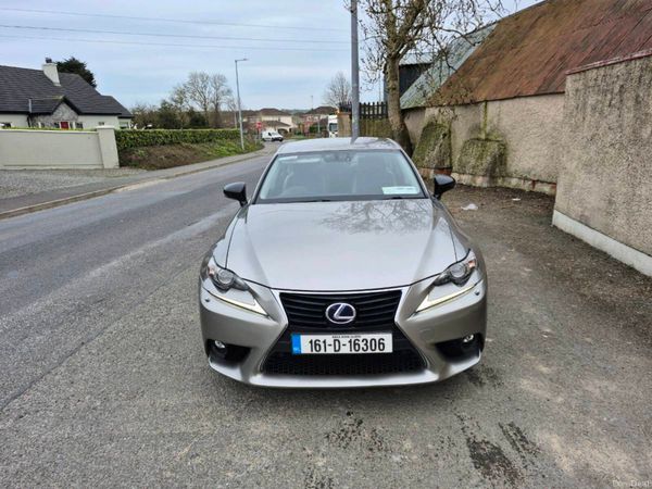Lexus IS Saloon, Petrol Hybrid, 2016, Silver