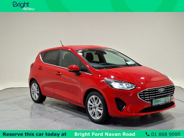 Ford Fiesta Hatchback, Petrol Hybrid, 2022, Red
