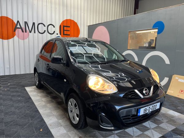 Nissan March Hatchback, Petrol, 2018, Black