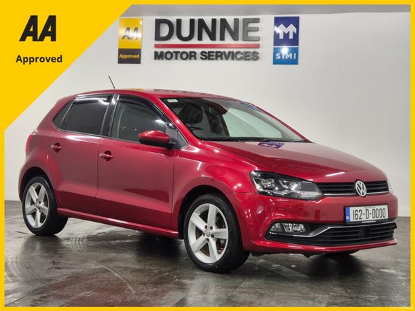 Volkswagen Polo Hatchback, Petrol, 2016, Red