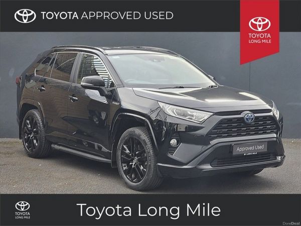 Toyota RAV4 SUV, Petrol Hybrid, 2021, Black