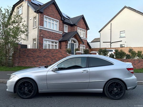 Mercedes-Benz C-Class Coupe, Petrol, 2009, Silver
