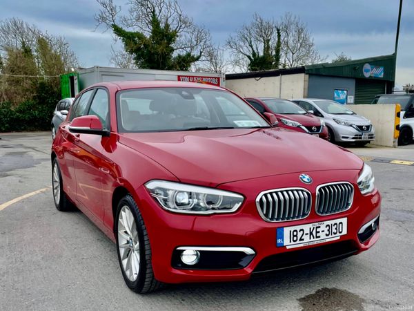 BMW 1-Series Hatchback, Diesel, 2018, Red
