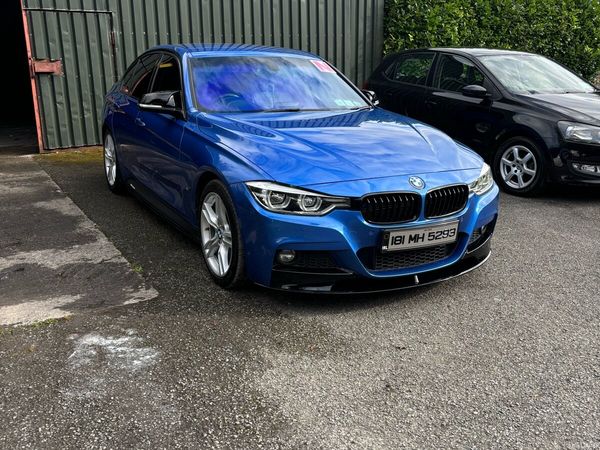 BMW 3-Series Saloon, Petrol Plug-in Hybrid, 2018, Blue