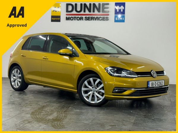 Volkswagen Golf Hatchback, Petrol, 2018, Yellow