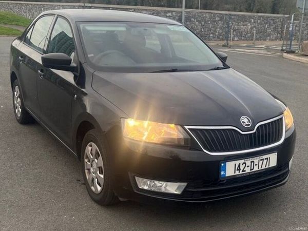 Skoda Rapid Saloon, Petrol, 2014, Black