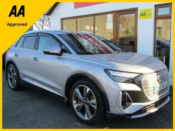 Audi Q4 Estate, Electric, 2022, Silver