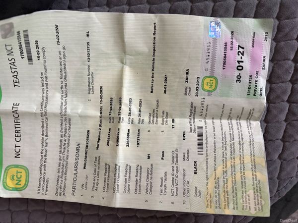 Opel Zafira MPV, Diesel, 2013, Black