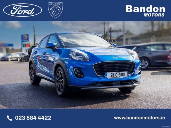 Ford Puma MPV, Petrol Hybrid, 2021, Blue