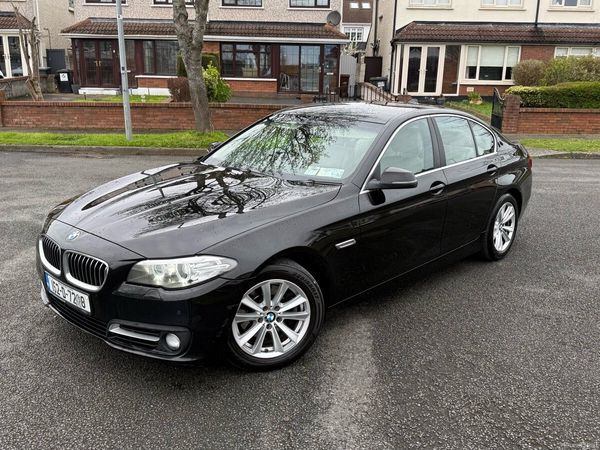 BMW 5-Series Saloon, Diesel, 2015, Black