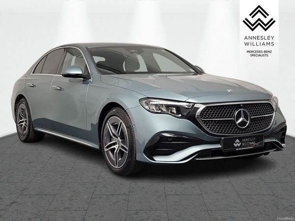 Mercedes-Benz E-Class Saloon, Petrol Plug-in Hybrid, 2024, Silver