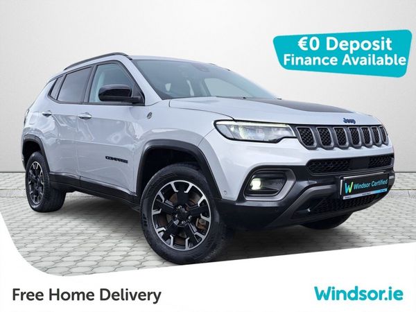 Jeep Compass SUV, Petrol Plug-in Hybrid, 2023, Silver