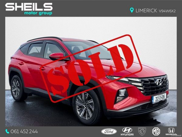 Hyundai Tucson SUV, Petrol Hybrid, 2021, Red
