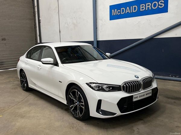 BMW 3-Series Saloon, Petrol Hybrid, 2023, White
