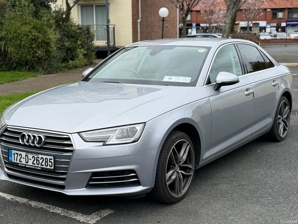 Audi A4 Saloon, Petrol, 2017, Silver